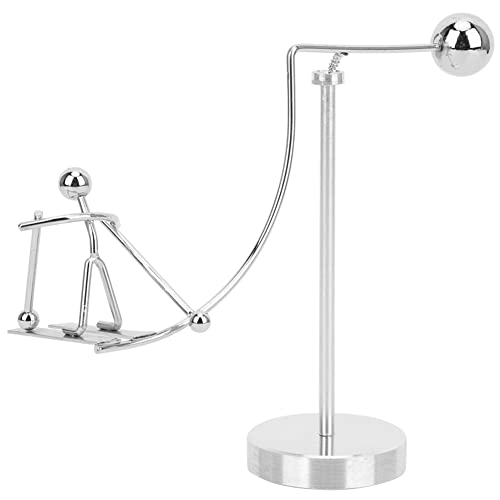 Wakects Newtons Cradle Pendulum Pendelkugel, Newtons Cradle Pendulum Schreibtischverzierung Newton Balls Pendulum Newton Cradle Balance Ball für Home Office Desk Decor(Skifahren Kleiner Prinz) von Wakects