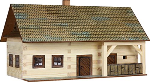 Walachia 8594036430037 8594036430037-Bauernhof Fachwerk Holz Modellbauset, Modellbahn Spur 1/ LGB 1:32 von Walachia