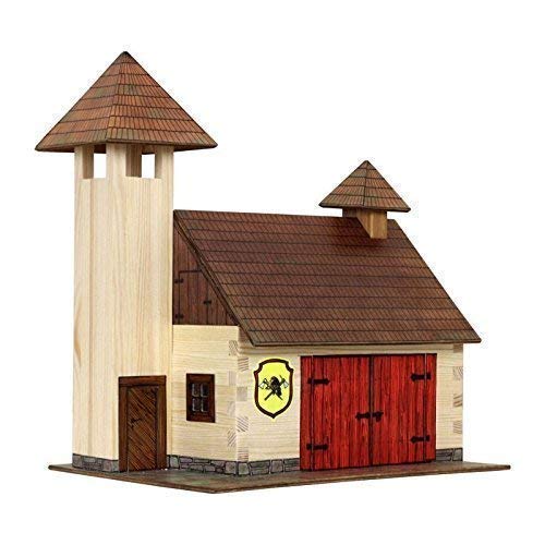 Walachia W41 "Feuerwehrhaus" Modellbaukasten 1:32 Holz von Walachia