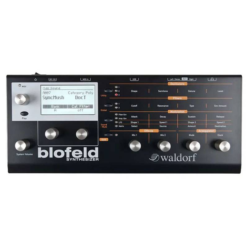 Waldorf Blofeld Desktop Black Synthesizer von Waldorf