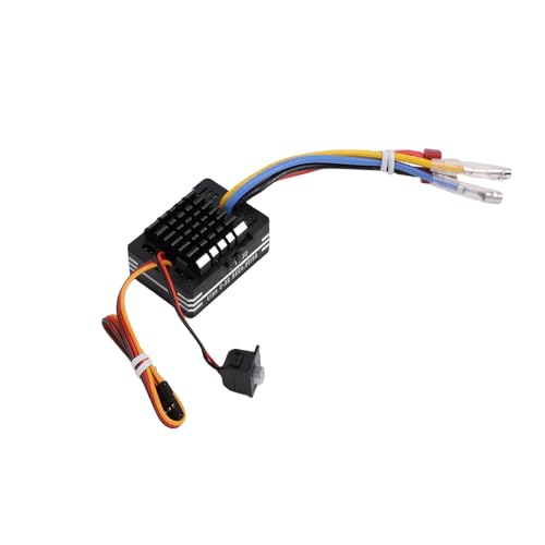 Walfront 80A Gebürstetes ESC-Wasser-ESC-Elektronik-Geschwindigkeits-Controller 5A BEC-Ausgangststopfen-Stuhlspannung 2-3S Lipo für 540 550 750 Motor für RC-Autoboot Walfront 80A Gebürstetes ESC-Wasser-ESC-Elektronik-Geschwindigkeits-Controller 5A BEC-Ausgangststopfen-Stuhlspannung 2-3S Lipo für 540 550 750 Motor für RC-Autoboot von Walfront