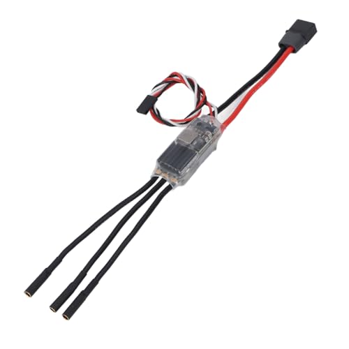 Walfront RC-Bürstenloser Motor ESC Elektronischer Geschwindigkeitsregler 32-Bit-Prozessor 150 A 128 kHz PWM-Unterstützung Hochleistungs-MOSFETs CNC-Kühlkörper Vielseitige von Walfront