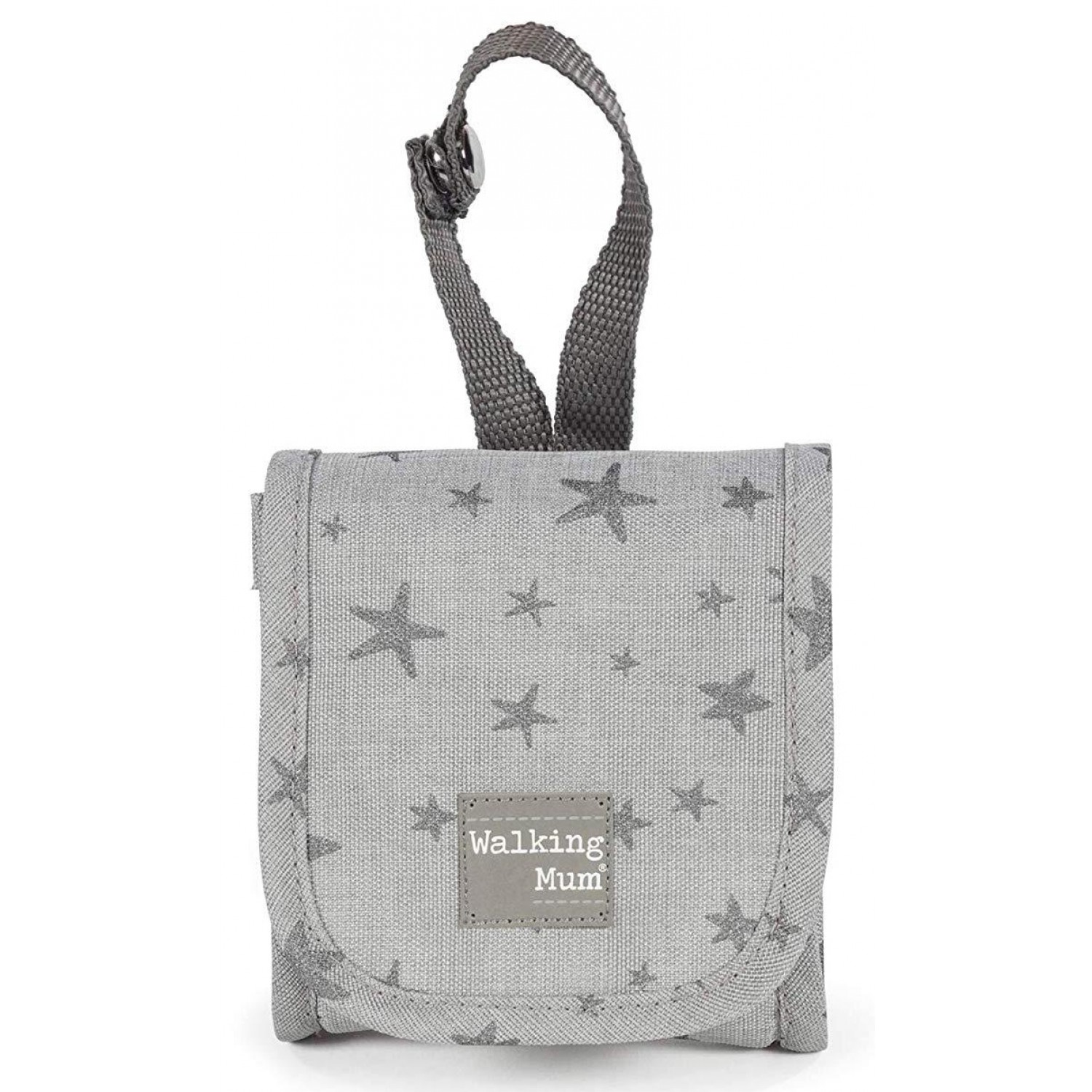 Walking Mum Inpiration Schnullertasche Grau von Walking Mum