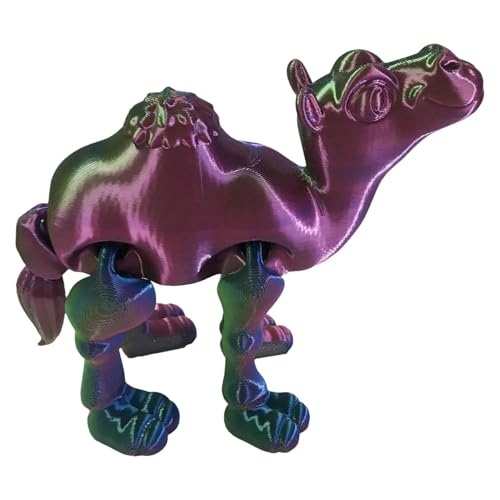 Walopola Dekorative Tierfiguren,Tiere Actionfigur,3D-gedruckte Wüstentiere-Actionfigur - Tierskulptur Home Decor Kinderspielzeug für Arbeitsplatz, Spieltisch von Walopola