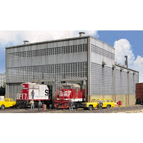 Walthers Cornerstone 933-2916 Valley Cement Plant Kit, HO Scale Modellbau, Hobby, Zusammenbau, detailliert, Schwarz, 0.5 Liters von Cornerstone