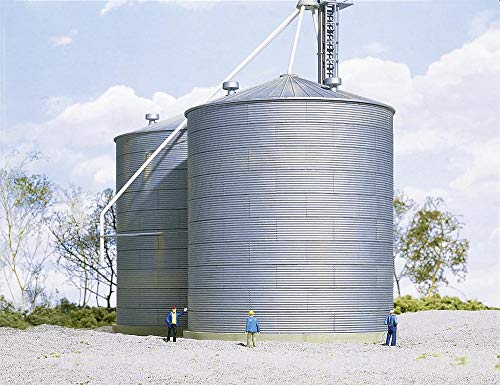 Walthers Cornerstone 933-3123 HO Scale Big Grain Storage Bin Structure Kit Modellbau, Hobby, Zusammenbau, detailliert, Mehrfach, One Size von Cornerstone