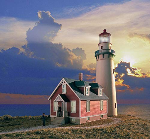 Walthers Cornerstone 933-3663 HO Scale Model Lighthouse Zubehör-Rocky Point Leuchtturm, Schwarz, 72 Milliliters von Cornerstone