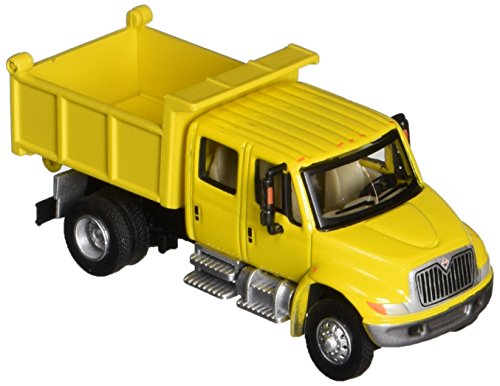 Walthers SceneMaster International 4300 Crew Cab Dump Truck, Yellow von Walthers SceneMaster