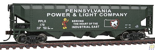 40' 4-Bay Offset Hopper - Ready to Run -- Pennsylvania Power & Light PPLX #170 by Walthers Trainline von Walthers Trainline