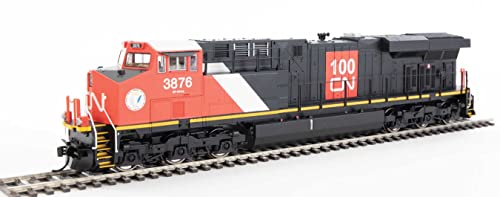 Walthers Spur HO - Diesellok GE ES44AC Canadian National mit LokSound, Jubiläumslogos, Realistische Soundeffekte und Motorsteuerung, Für Hobbyisten und Eisenbahn-Enthusiasten, Unisex, Alter 36+ von Walthers