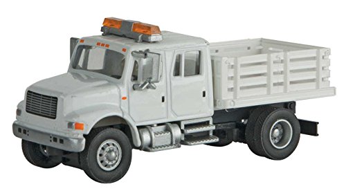 Walthers SceneMaster 949-11895 International 4900 Crew Cab Open Stake Bed Utility Truck von Walthers