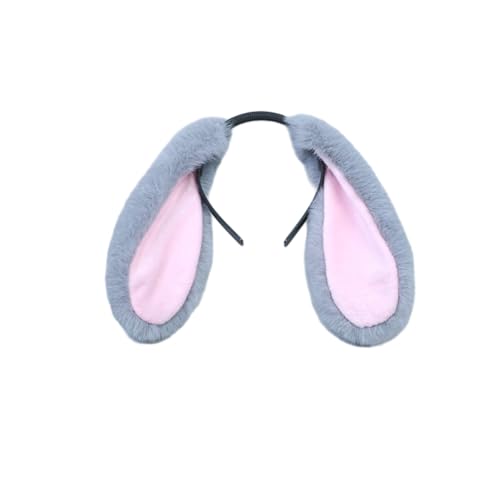 Wambere 1 Stück Haarreif mit Hasenohren Plüsch-Hasenohren Stirnband Kaninchen Ohren Stirnband Hasenohr Zubehör für Ostern Halloween Karneval Mottoparty Karneval Kostüm Zubehör Ostergeschenk,Grau A Wambere 1 Stück Haarreif mit Hasenohren Plüsch-Hasenohren Stirnband Kaninchen Ohren Stirnband Hasenohr Zubehör für Ostern Halloween Karneval Mottoparty Karneval Kostüm Zubehör Ostergeschenk,Grau A von Wambere