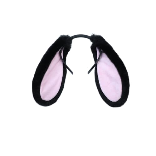 Wambere 1 Stück Haarreif mit Hasenohren Plüsch-Hasenohren Stirnband Kaninchen Ohren Stirnband Hasenohr Zubehör für Ostern Halloween Karneval Mottoparty Karneval Kostüm Zubehör Ostergeschenk,Schwarz A Wambere 1 Stück Haarreif mit Hasenohren Plüsch-Hasenohren Stirnband Kaninchen Ohren Stirnband Hasenohr Zubehör für Ostern Halloween Karneval Mottoparty Karneval Kostüm Zubehör Ostergeschenk,Schwarz A von Wambere