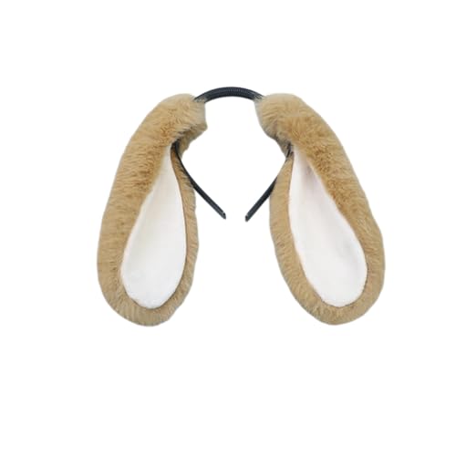 Wambere 1 Stück Haarreif mit Hasenohren Plüsch-Hasenohren Stirnband Kaninchen Ohren Stirnband Hasenohr Zubehör für Ostern Halloween Karneval Mottoparty Karneval Kostüm Zubehör Ostergeschenk,Camel A Wambere 1 Stück Haarreif mit Hasenohren Plüsch-Hasenohren Stirnband Kaninchen Ohren Stirnband Hasenohr Zubehör für Ostern Halloween Karneval Mottoparty Karneval Kostüm Zubehör Ostergeschenk,Camel A von Wambere