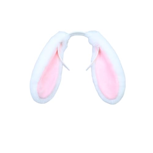 Wambere 1 Stück Haarreif mit Hasenohren Plüsch-Hasenohren Stirnband Kaninchen Ohren Stirnband Hasenohr Zubehör für Ostern Halloween Karneval Mottoparty Karneval Kostüm Zubehör Ostergeschenk,Weiß A Wambere 1 Stück Haarreif mit Hasenohren Plüsch-Hasenohren Stirnband Kaninchen Ohren Stirnband Hasenohr Zubehör für Ostern Halloween Karneval Mottoparty Karneval Kostüm Zubehör Ostergeschenk,Weiß A von Wambere