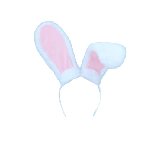 Wambere 1 Stück Haarreif mit Hasenohren Plüsch-Hasenohren Stirnband Kaninchen Ohren Stirnband Hasenohr Zubehör für Ostern Halloween Karneval Mottoparty Karneval Kostüm Zubehör Ostergeschenk,Weiß B Wambere 1 Stück Haarreif mit Hasenohren Plüsch-Hasenohren Stirnband Kaninchen Ohren Stirnband Hasenohr Zubehör für Ostern Halloween Karneval Mottoparty Karneval Kostüm Zubehör Ostergeschenk,Weiß B von Wambere