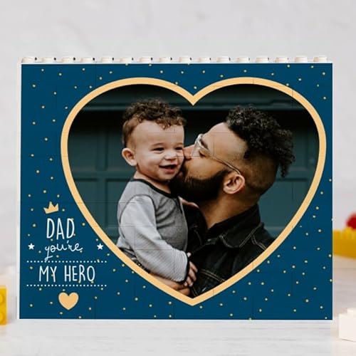 Wanapix | Personalisiertes Klötzchenpuzzle | Kompatibel mit Anderen Steinen | Vatertagsgeschenk | Originelles Geschenk | 49 Teile | 13x11cm | Hero Dad Wanapix | Personalisiertes Klötzchenpuzzle | Kompatibel mit Anderen Steinen | Vatertagsgeschenk | Originelles Geschenk | 49 Teile | 13x11cm | Hero Dad von Wanapix