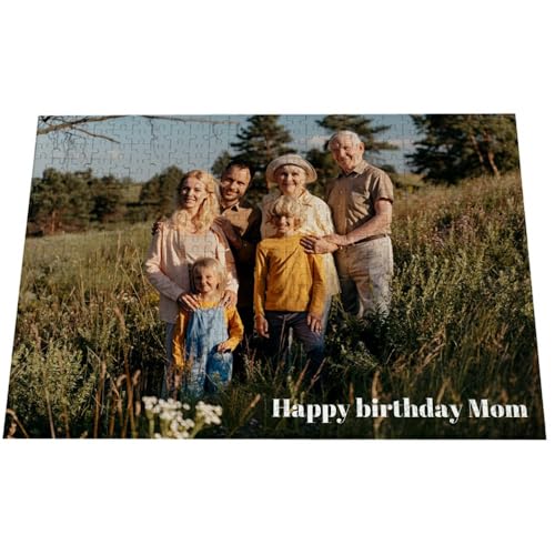 Wanapix | Puzzle Personalisiert mit Foto und Text | 500 Teiles | Originelles Geschenk | Puzzle Erwachsene| 49 x 35 cm | Puzzle Con Foto von Wanapix