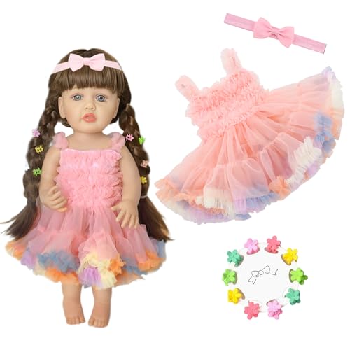 Baby Puppe Kleidung Kompatibel mit Baby neu geboren Kleidung 18-22 Zoll Puppe, Puppe Kleidung für 45-55cm Outfits Süße Baby Puppe Outfits ,Rosa Poufy Saree für Ihre Bedürfnisse Baby Puppe Kleidung Kompatibel mit Baby neu geboren Kleidung 18-22 Zoll Puppe, Puppe Kleidung für 45-55cm Outfits Süße Baby Puppe Outfits ,Rosa Poufy Saree für Ihre Bedürfnisse von WanderGo