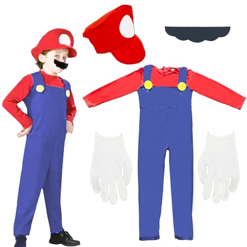 Faschingskostüm Kostüm für Kinder 5-6, 4 Pcs Fancy Dress und Kostüm, Fancy Dress Kostüm, Bodysuit Cosplay für Geburtstag Kostüme für Jungen Faschingskostüm Kostüm für Kinder 5-6, 4 Pcs Fancy Dress und Kostüm, Fancy Dress Kostüm, Bodysuit Cosplay für Geburtstag Kostüme für Jungen von WanderGo