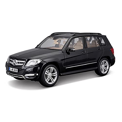 WangXLDD Automodell im Maßstab 1:18, kompatibel mit Mercedes-Benz GLK-Klasse 2013, Simulation, Legierungsfahrzeuge, Druckgussmodell für Weinschrankdekorationen zu Hause (Black) von WangXLDD