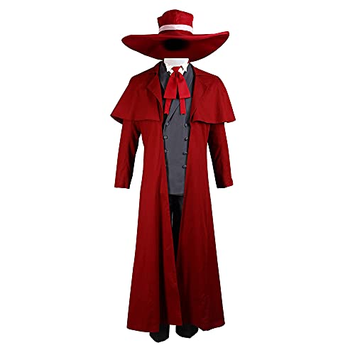 WangYouMan HELLSING Anime Alucard Cosplay maßgeschneiderte Uniform Kostüm (Größe S-S) von WangYouMan