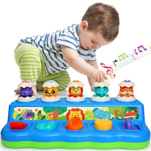 Wanonoo Baby Spielzeug ab 1 Jahr, Pop up Baby Montessori Spielzeug 6 7 8 9 10 12 18 Monate Mädchen Junge mit Musik & Licht, Musik Spielzeug mit Tieren Motorikspielzeug Geschenke ab 1 2 3 Jahr Wanonoo Baby Spielzeug ab 1 Jahr, Pop up Baby Montessori Spielzeug 6 7 8 9 10 12 18 Monate Mädchen Junge mit Musik & Licht, Musik Spielzeug mit Tieren Motorikspielzeug Geschenke ab 1 2 3 Jahr von Wanonoo