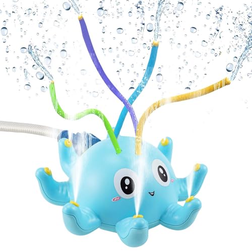 Waofzzn Wasserspielzeug Kinder,Wassersprinkler Kinder Outdoor Garten Sprinkler Kinder Rasensprenger Kinder für Mädchen Jungen Gartenspielzeug Kinder von Waofzzn