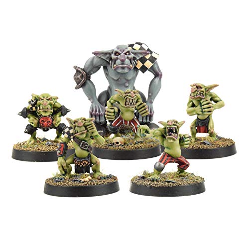 War World Gaming Goblin Gang mit Troll Miniatur Set - 28mm Fantasie Figuren Unbemalte Harz Mittelalter Modellbau Tabletop Gelände Malen Malerei Kobolde War World Gaming Goblin Gang mit Troll Miniatur Set - 28mm Fantasie Figuren Unbemalte Harz Mittelalter Modellbau Tabletop Gelände Malen Malerei Kobolde von War World Gaming