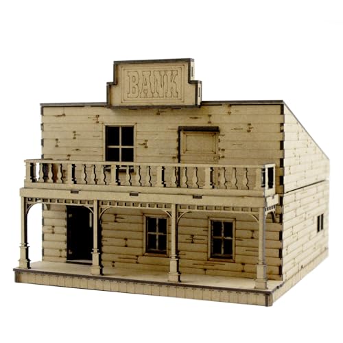 War World Gaming WWGaming | Wildwest Bank Gebäude | WGSH-002 – Modellbau Tabletop Gelände von War World Gaming