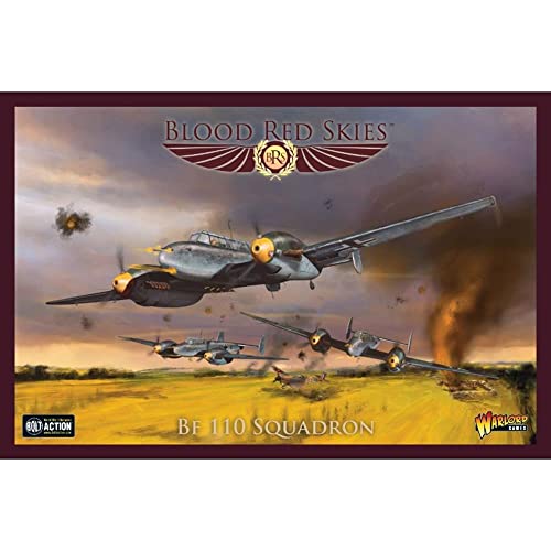Blood Red Skies German Bf 110 Squadron 1:200 WWII Mass Air Combat War Game von WarLord