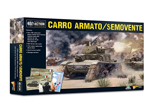 WarLord Bolt Action Carro Armato/Semovente Panzer 1:56 WWII Military Wargaming Plastikmodellbausatz 402018005, unlackiert von WarLord