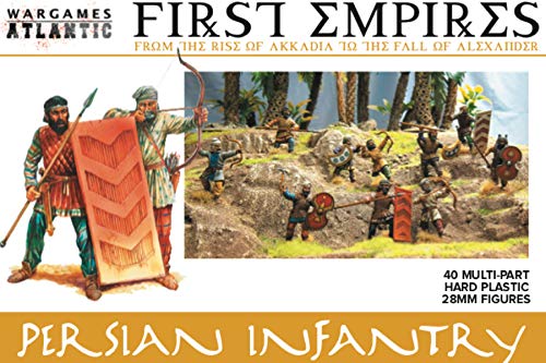 First Empires – Persian Infantry – 40 mehrteilige Hartplastik-Figuren (High Impact Polystyrol), 28 mm von Wargames Atlantic