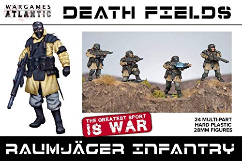 Todesfelder – Raumjäger Infanterie (24 Figuren), mehrteilige Hartplastik-Figuren (schlagfestes Polyester), 28 mm von Wargames Atlantic