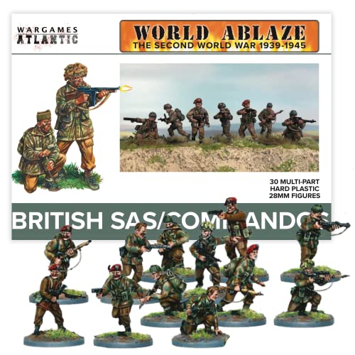 Wargames Atlantic World Ablaze The Second World War, British SAS/Commandos von Wargames Delivered