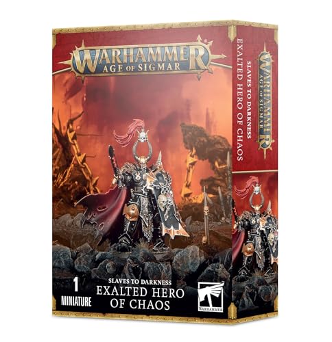 Age of Sigmar : Slaves to Darkness - Exalted Hero of Chaos, Black Age of Sigmar : Slaves to Darkness - Exalted Hero of Chaos, Black von Warhammer Age of Sigmar