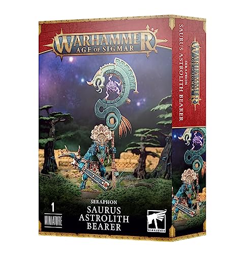 Games Workshop Warhammer AoS – Seraphon Träger des Astrolithen Saurus von Warhammer Age of Sigmar