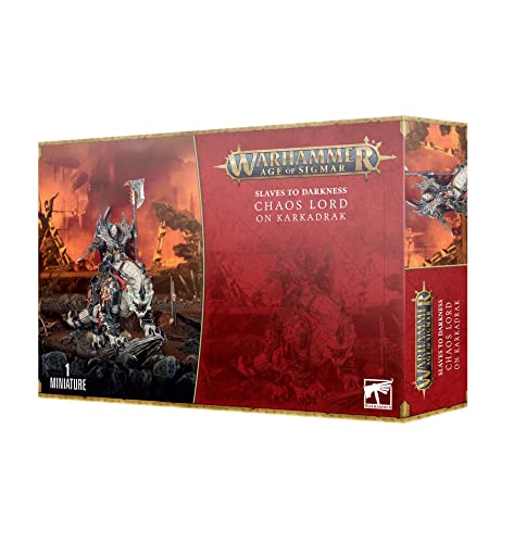 Games Workshop - Warhammer - Zeitalter von Sigmar - Sklaven der Dunkelheit: Chaossherr auf Karkadrak von Warhammer Age of Sigmar