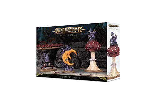 Warhammer Age of Sigmar: Endless Spells - Gloomspite Gitz (15 Komponenten, Alter: 18+, Fantasie: Gloomspite Gitz, TABLETOP_GAME) von Warhammer Age of Sigmar