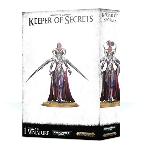 Warhammer Age of Sigmar Games Workshop Warhammer 40.000 - Daemons of Slaanesh: Keeper of Secrets, Weiß von Warhammer Age of Sigmar