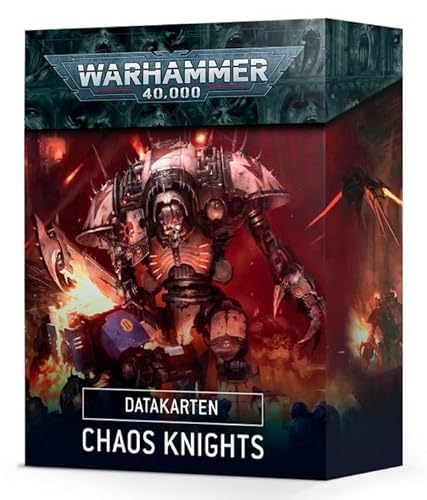 Datenkarten: Chaos Knights (43-05) Deutsch von Warhammer