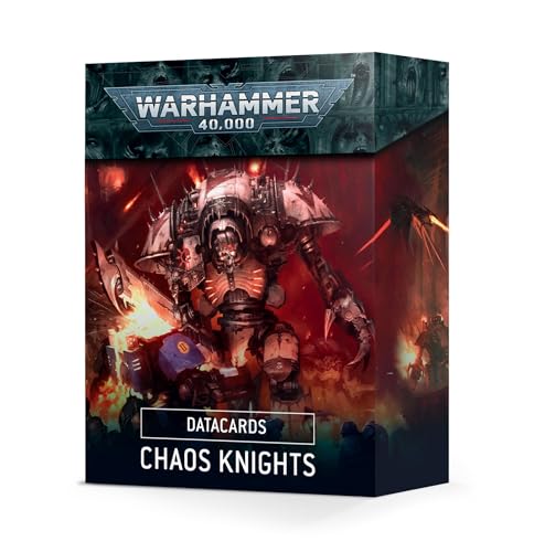 Datenkarten: Chaos Knights (43-05) Deutsch von Warhammer