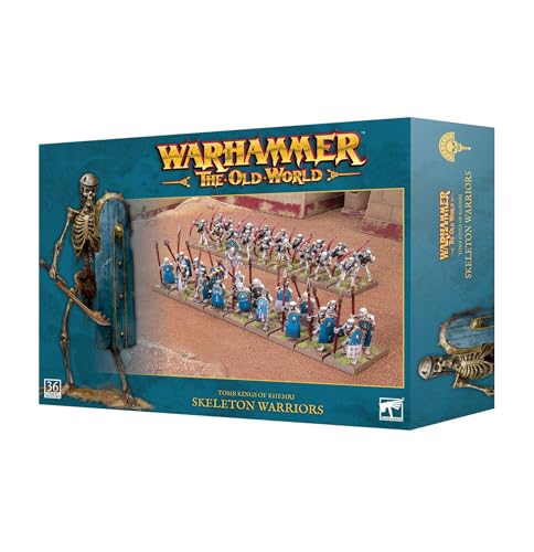 Warhammer - Skelettkrieger / Bogenschützen: Tomb Kings of Khemri - 36 untote Infanterie - Modellbau-Figur von Warhammer