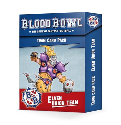 Games Workshop - Blood Bowl: Elven Union Team Kartenpaket von Warhammer