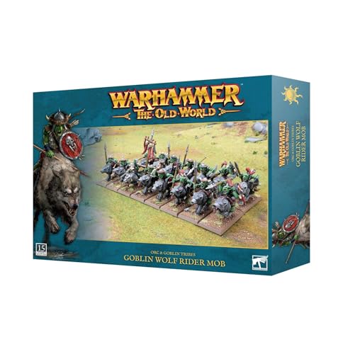 Games Workshop - Warhammer - Die alte Welt - Ork- und Koboldstämme: Goblin Wolfsreiter Mob von Warhammer