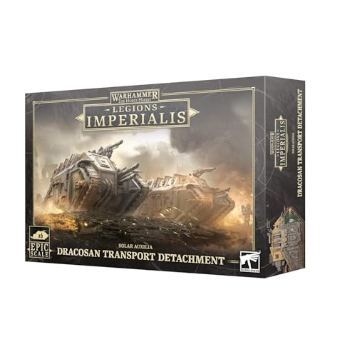 Warhammer - Solar Auxilia: Dracosans Transport Detachment [Epische Skala] - 6 Miniaturen - Grau - Science-Fiction - Personalisierbare Panzer - Alter: 168+ von Warhammer