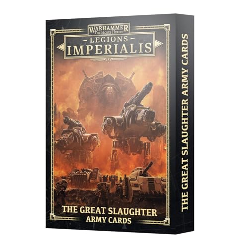 Games Workshop - Warhammer Legions Imperialis: The Great Slaughter Army Cards [Epische Skala] von Warhammer