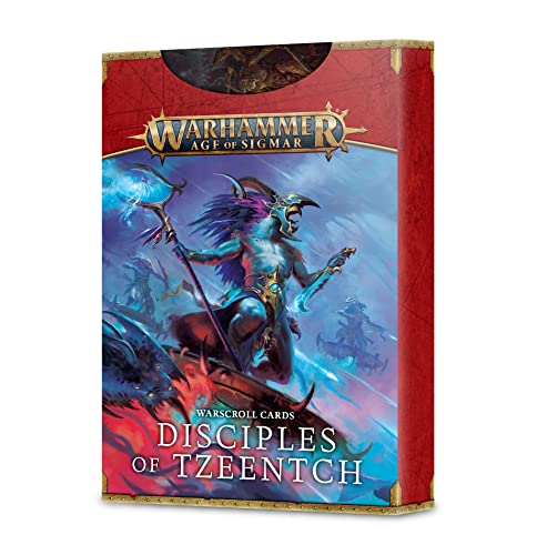 WARSCROLL Cards: Disciples of TZEENTCH (DEU) von Warhammer