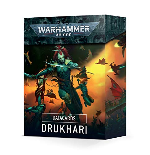 Warhammer 40k Datakarten Drukhari 45-02 Deutsch von Warhammer