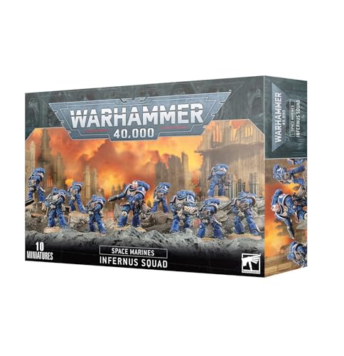 Warhammer Games Workshop 40.000 - Space Marines: Infernus Squad, Schwarz von Warhammer